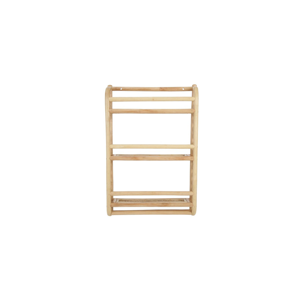 CuddleCo Aria Wave Bookshelf - Rattan