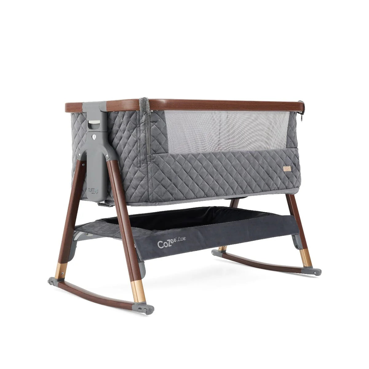 Tutti Bambini Cozee Luxe Crib Rocking Bars - Walnut