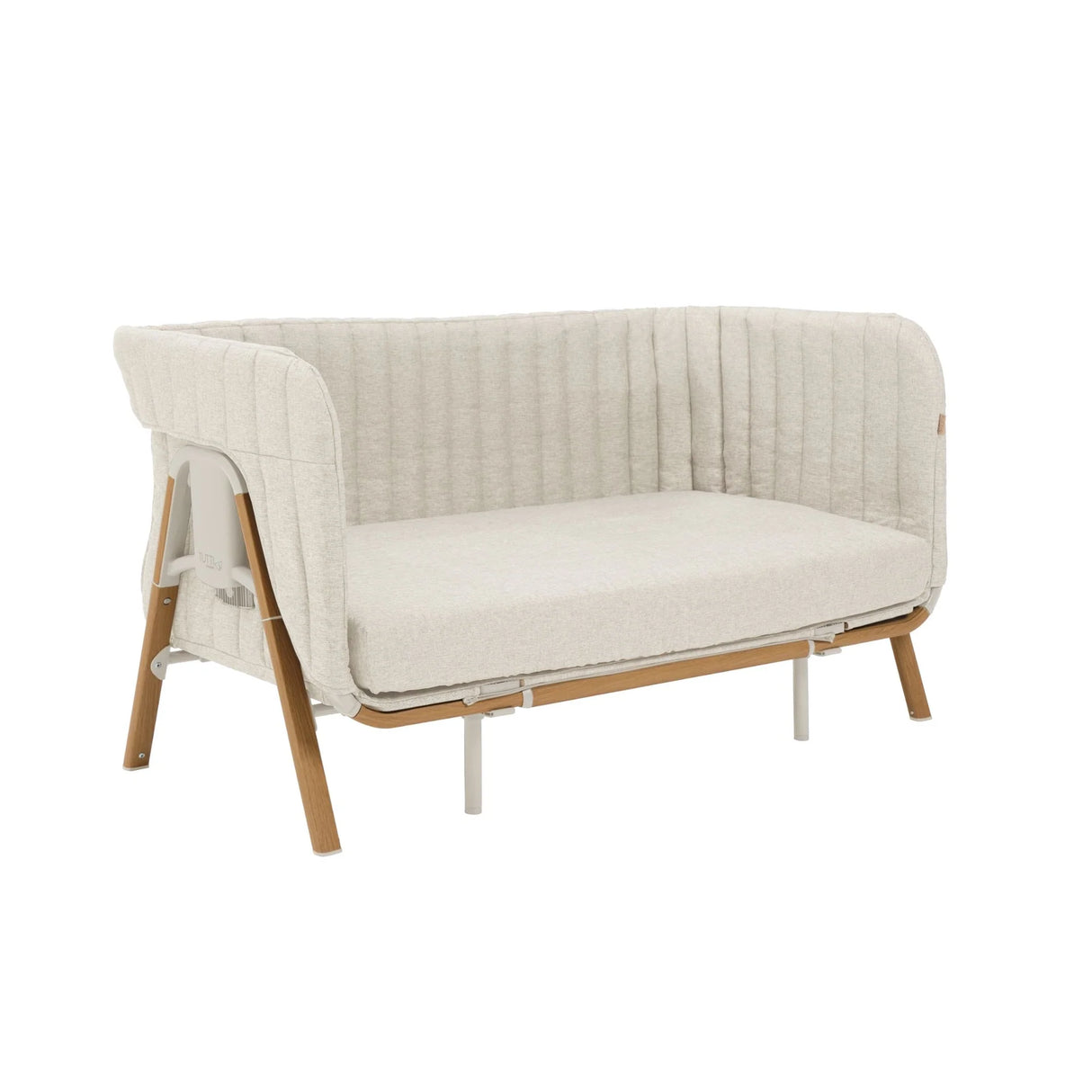 Tutti Bambini Cozee XL Complete Birth to 4 Years Bundle - Scandinavian Walnut & Ecru