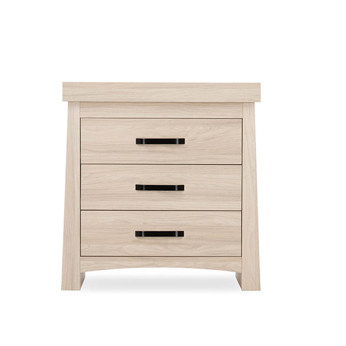 CuddleCo Isla 2 Piece Nursery Furniture Set with Cot Bed and Dresser - Ash