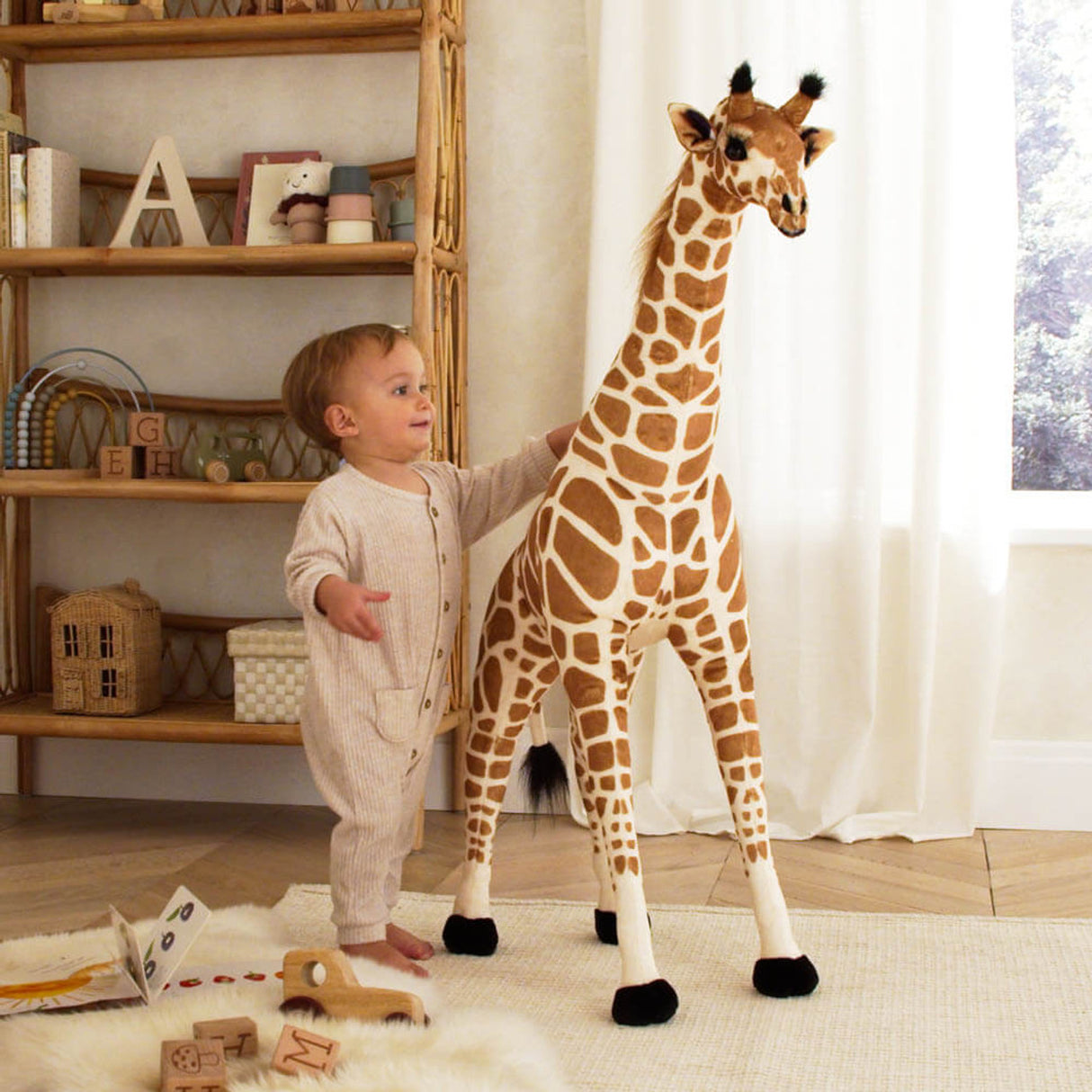 CuddleCo Small Standing Giraffe - 100cm