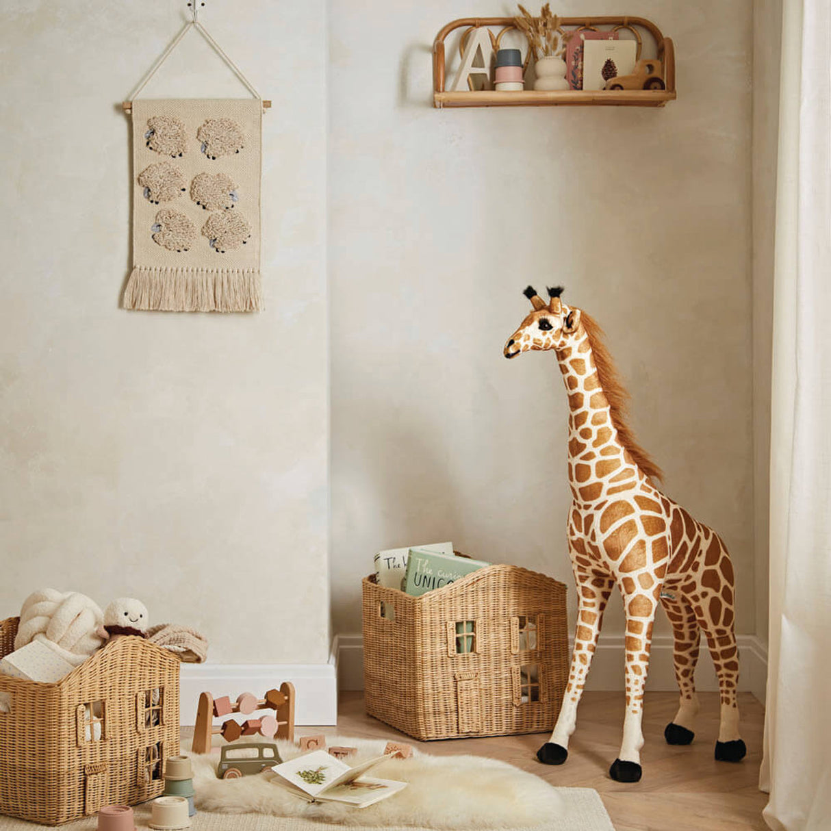 CuddleCo Small Standing Giraffe - 100cm