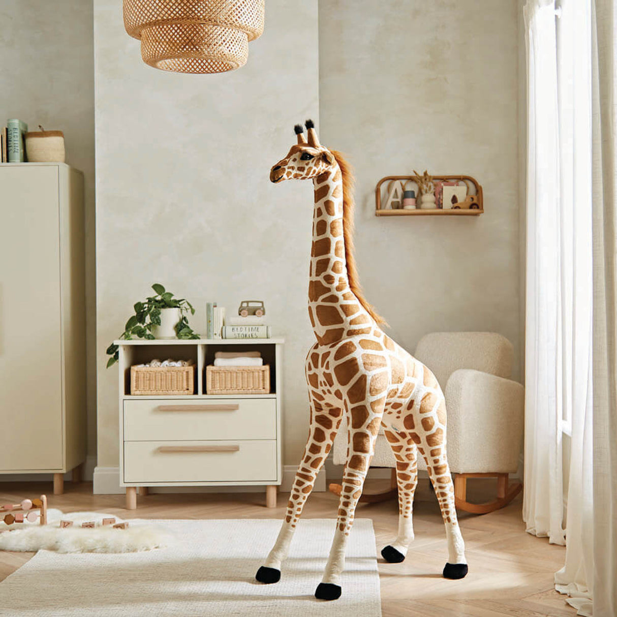 CuddleCo Large Tall Standing Giraffe - 170cm