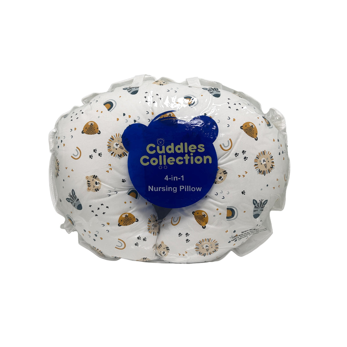 Cuddles Collection 4 in 1 Nursing Pillow - Zebra World 4