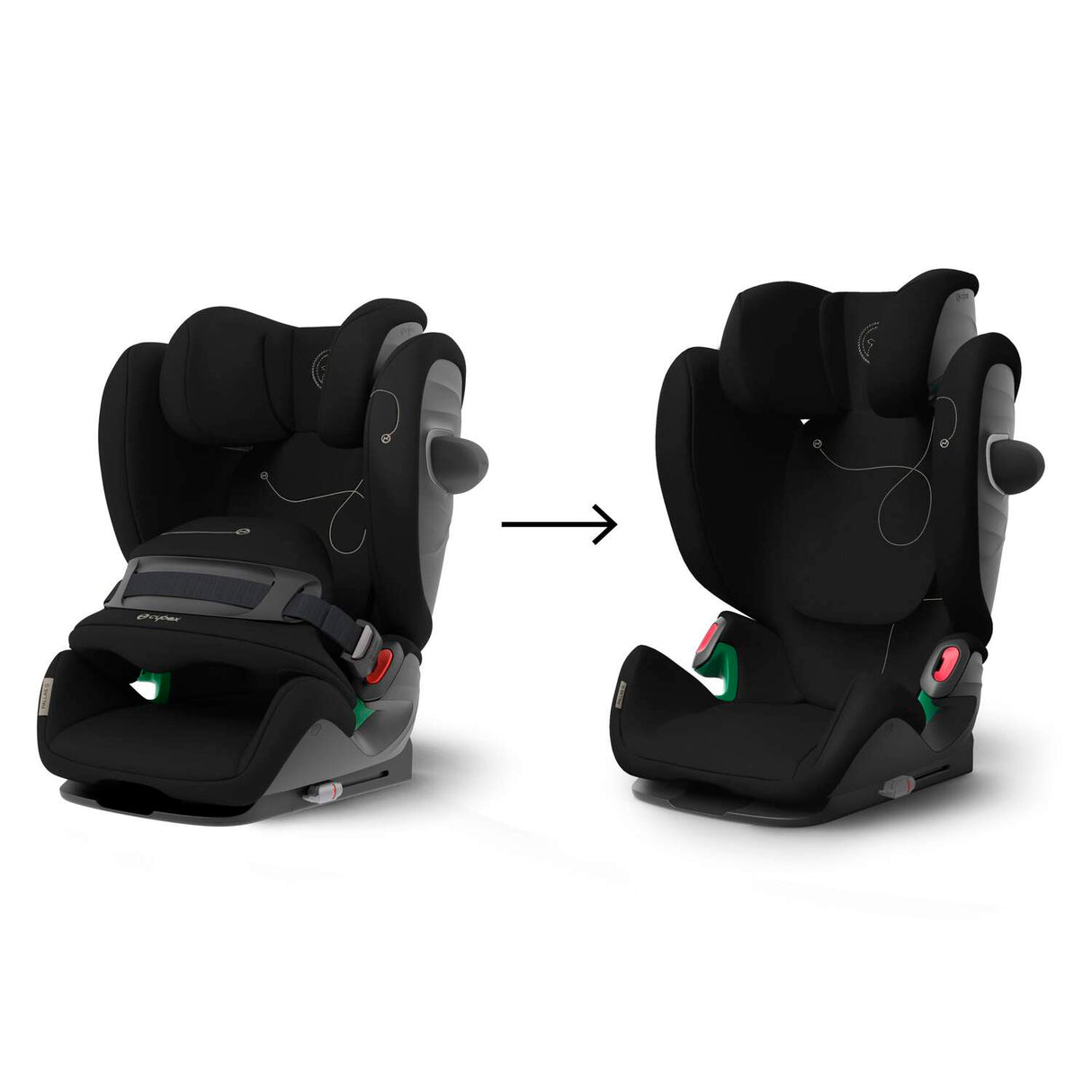 Cybex Pallas G i-Size Car Seat - Moon Black