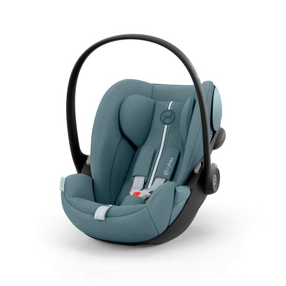Cybex Talos S Lux Newborn Nest Travel System with Cloud G Car Seat & ISOFIX Base - Stormy Blue