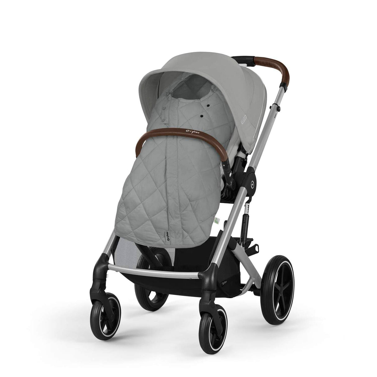 Cybex Balios S Lux Essentials Bundle with Snogga Footmuff - Lava Grey