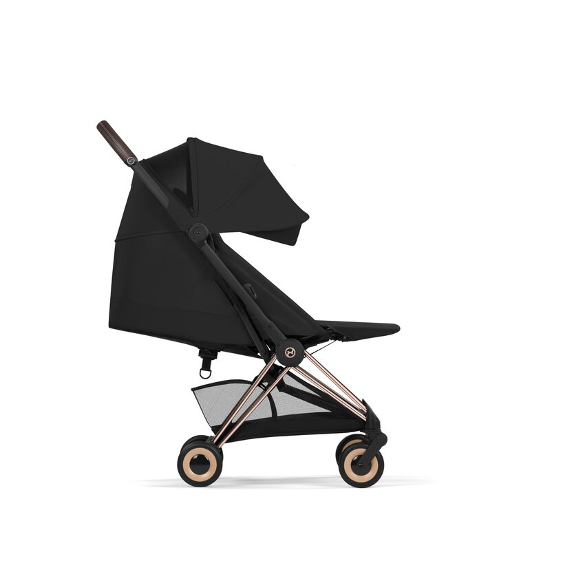 Cybex Coya 2026 Stroller with Folding Carrycot - Rose Gold/Sepia Black
