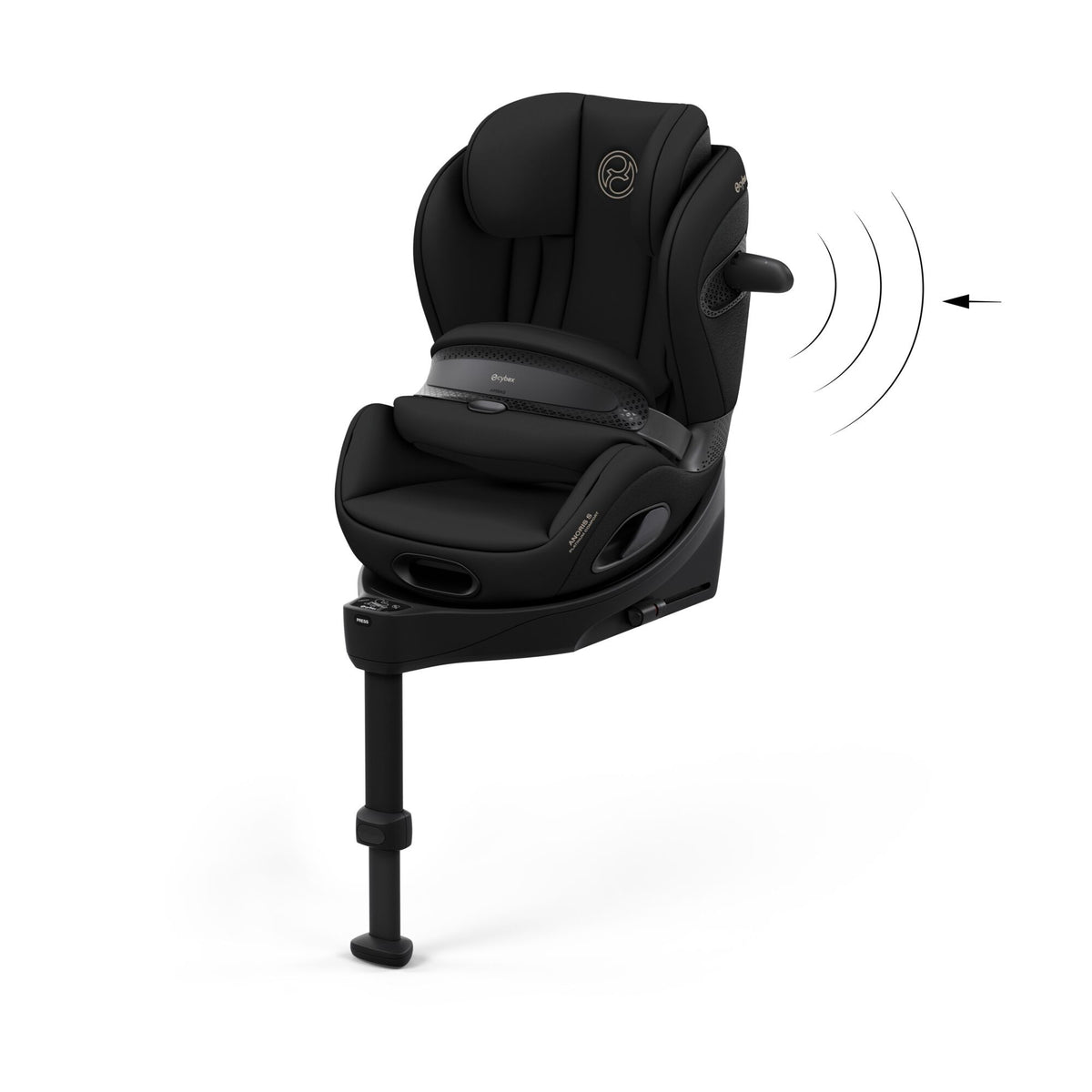 Cybex Anoris Si i-Size Air Bag Car Seat | COMFORT - Sepia Black 8