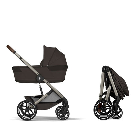Cybex Balios 2026 inc Foldable Carrycot Accessory Bundle - Chocolate Brown 5