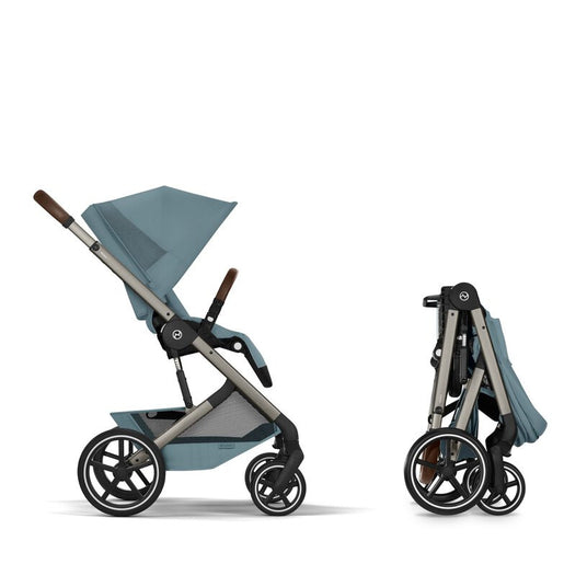 Cybex Balios 2026 inc Foldable Carrycot - Storm Blue 6