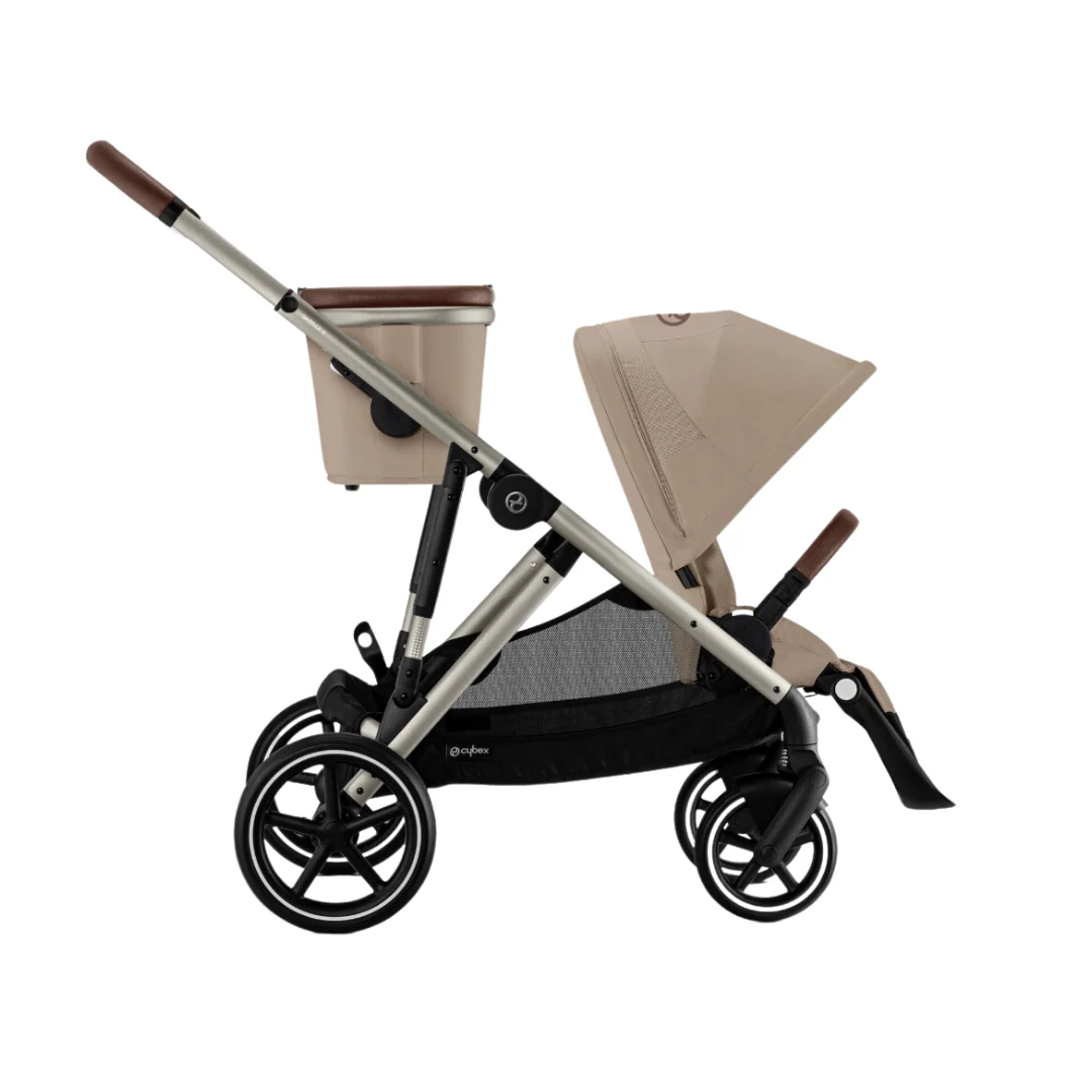 Cybex eGazelle 9 Piece Bundle | inc Gold Footmuff - Almond Beige 10