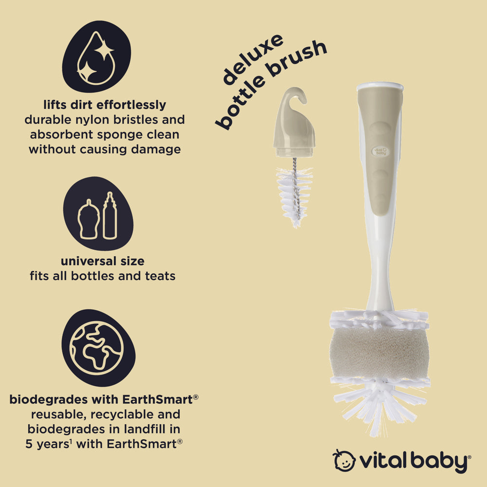 Vital Baby Deluxe Baby Bottle Brush