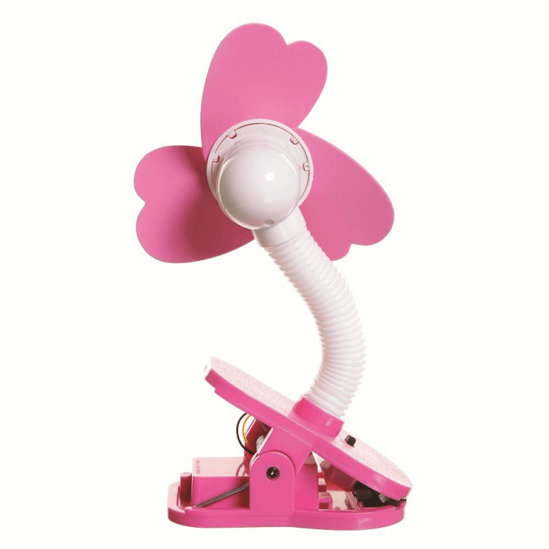 Dreambaby Portable Clip On Stroller Fan - Pink 4