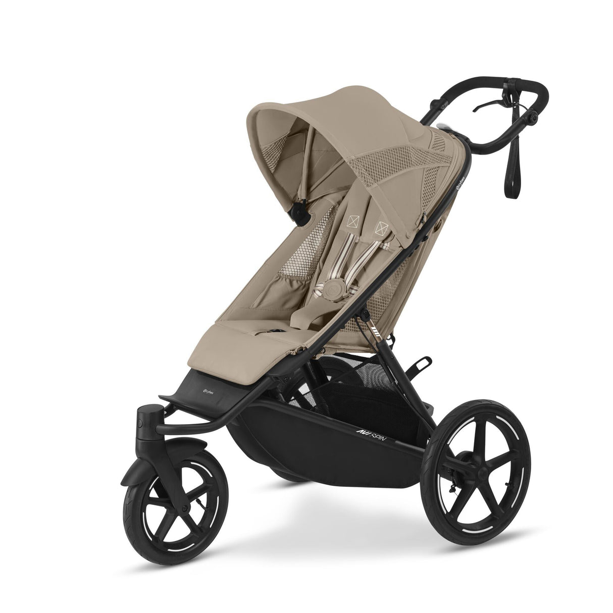 Cybex Avi Spin Pushchair Bundle with Accessories - Almond Beige