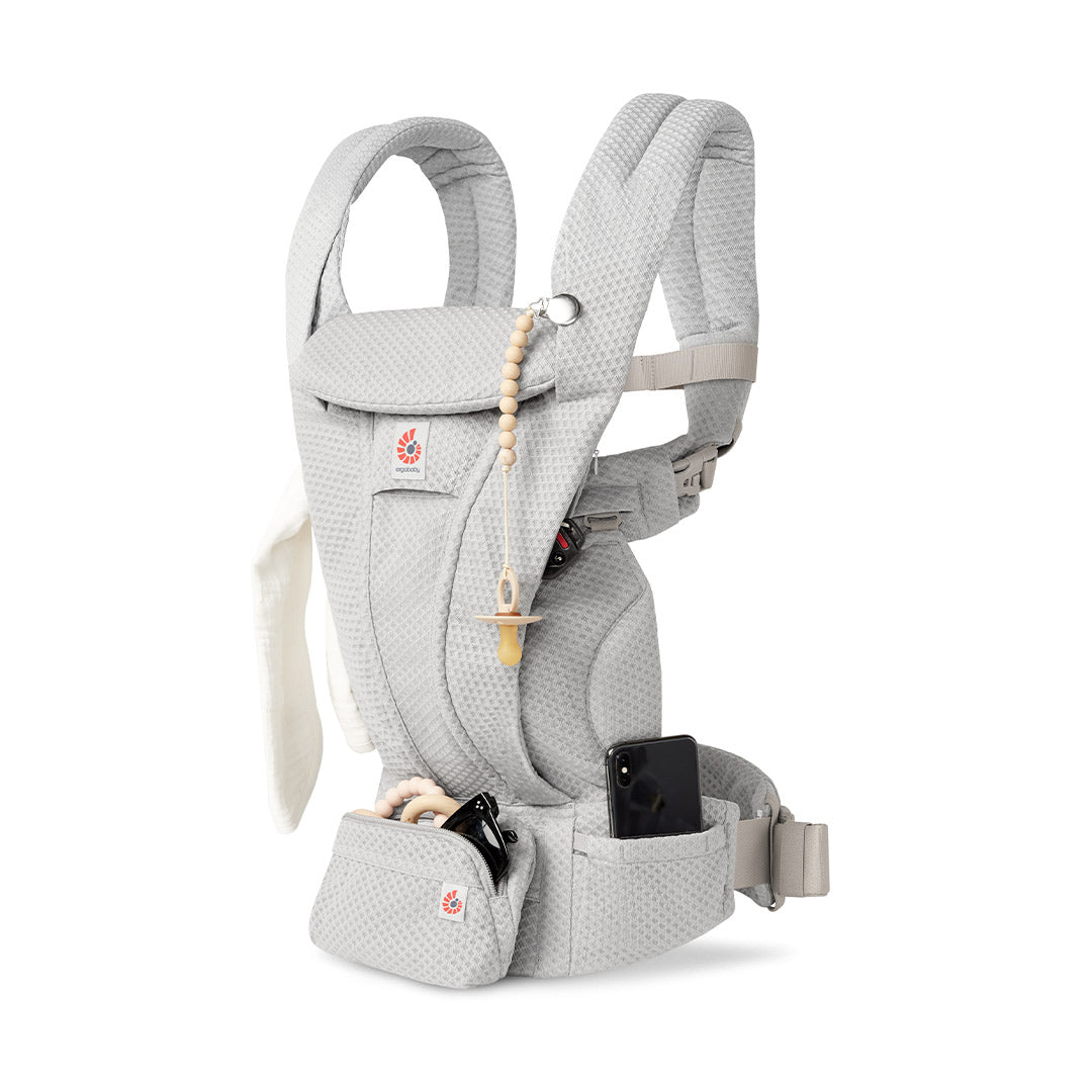 ergobaby Omni Deluxe Mesh Baby Carrier - Pearl Grey