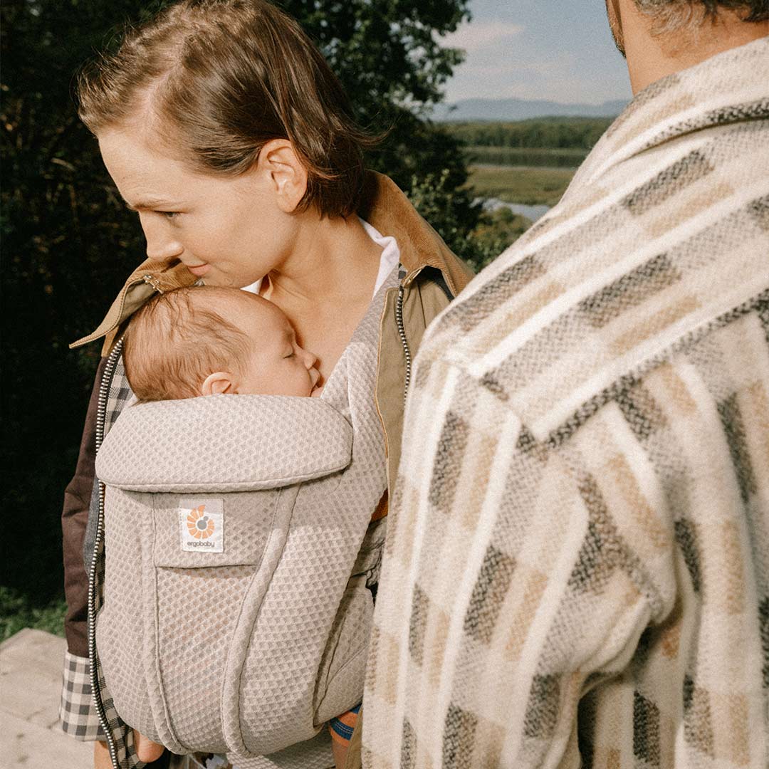 ergobaby Omni Deluxe Mesh Baby Carrier - Pearl Grey