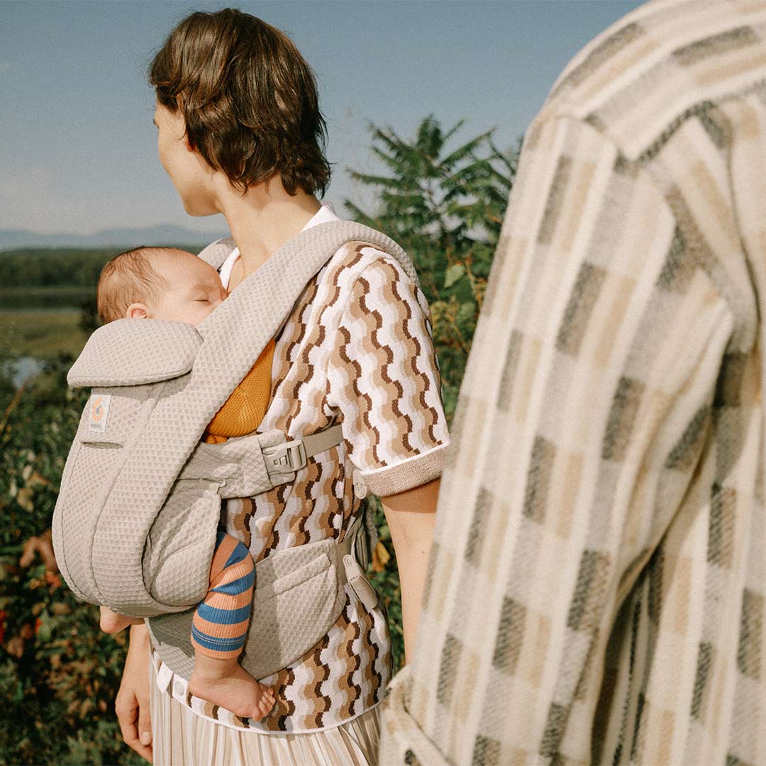 ergobaby Omni Deluxe Mesh Baby Carrier - Pearl Grey