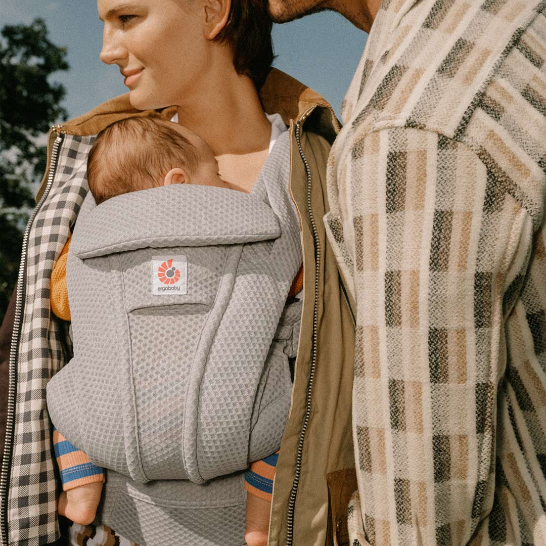 ergobaby Omni Deluxe Mesh Baby Carrier - Pearl Grey