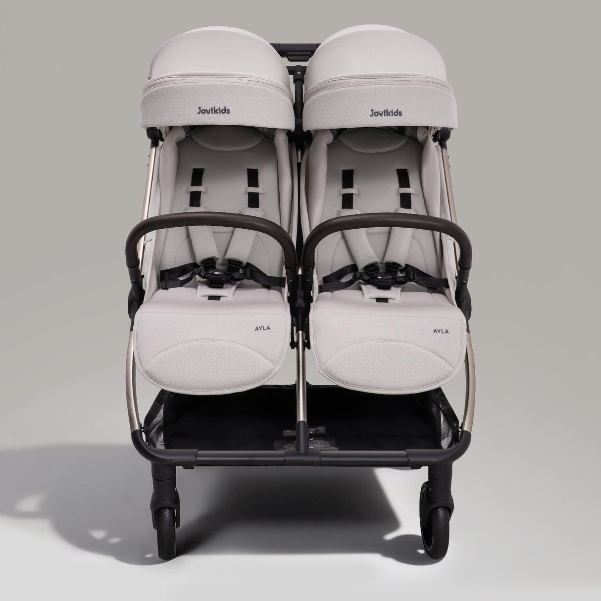 Jovikids Ayla Double Pushchair - Dawn Beige