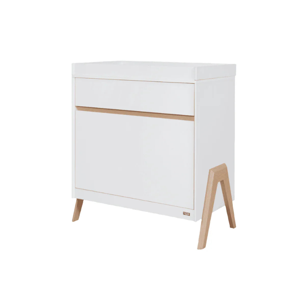 Tutti Bambini Fuori Chest Changer / Dresser - White / Light Oak