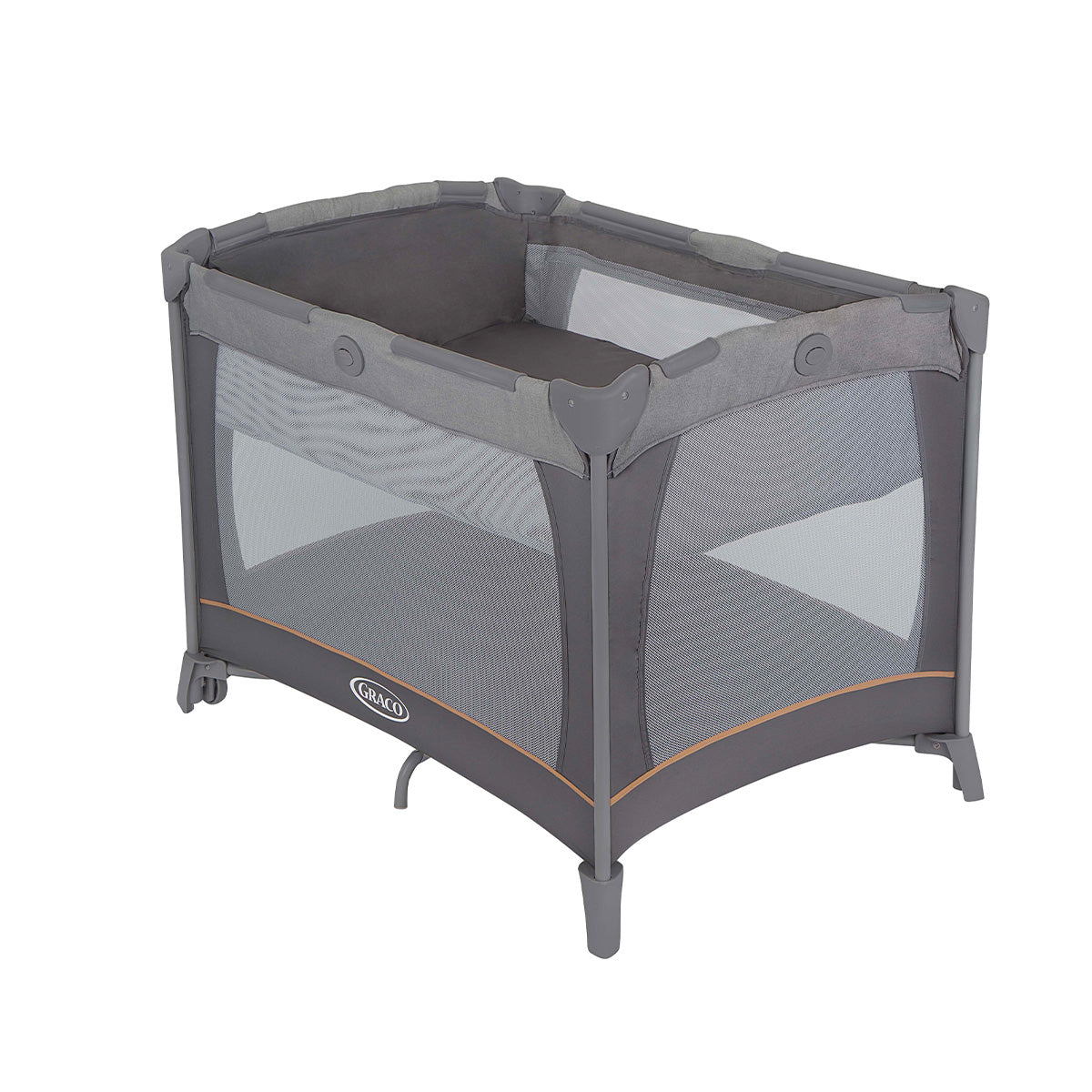 Graco Contour Bassinet Travel Cot - Pebble Grey