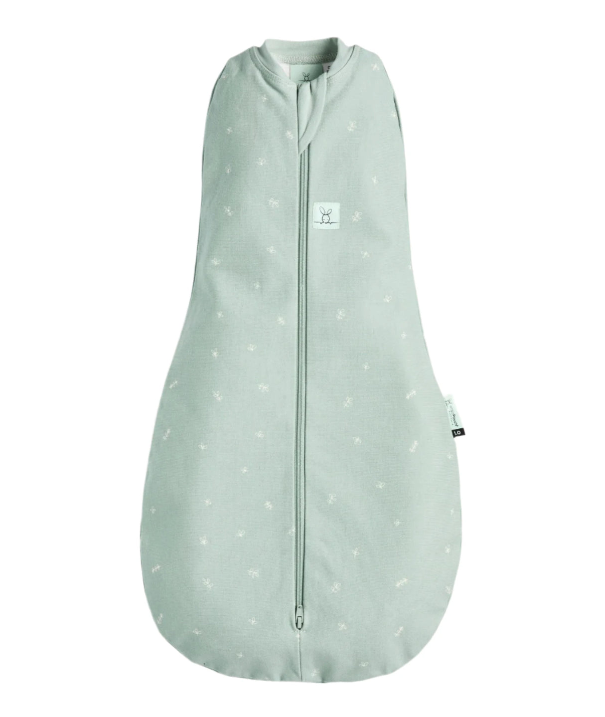 ergoPouch Organic All Year Swaddle Sleeping Bag | 1.0 Tog | 3-6 Months - Sage