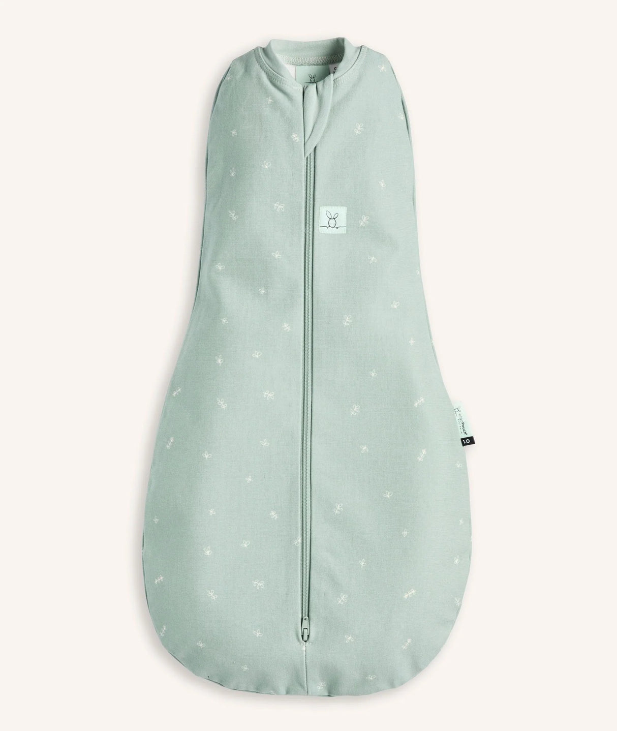 ergoPouch Organic All Year Newborn Swaddle Sleeping Bag | 1.0 Tog - Sage