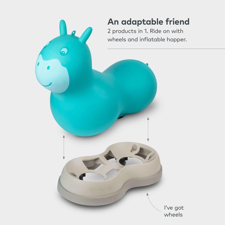 Micro Scooter Ride on Space Hopper - Aqua