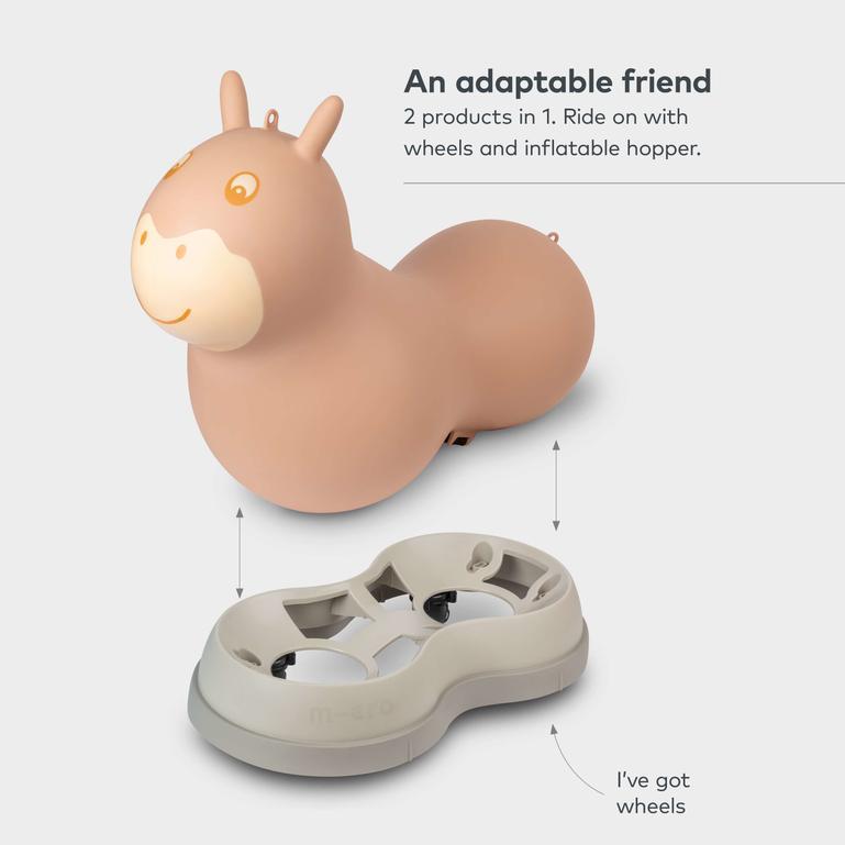 Micro Scooter Ride on Space Hopper - Mocha