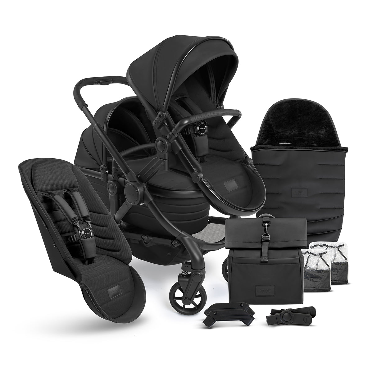 iCandy Peach 7 Studio Complete Double Pushchair Bundle - Zenith