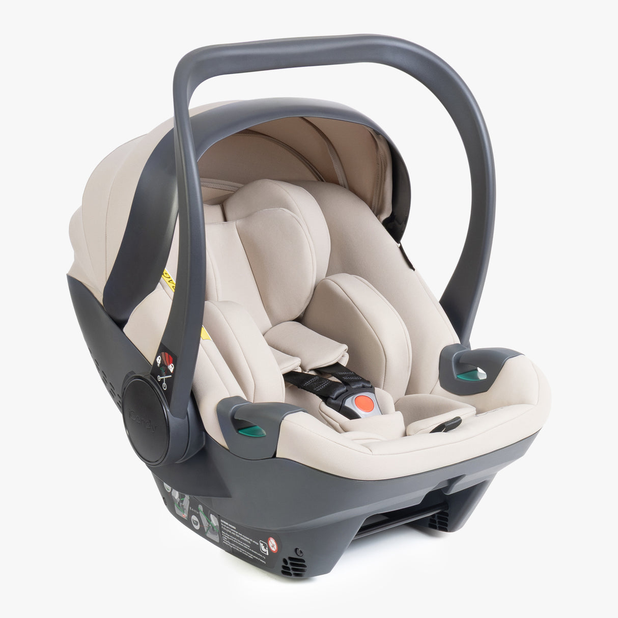 iCandy Core 2 Travel System with Cocoon 360 Car Seat and ISOFIX Base - Sandstone