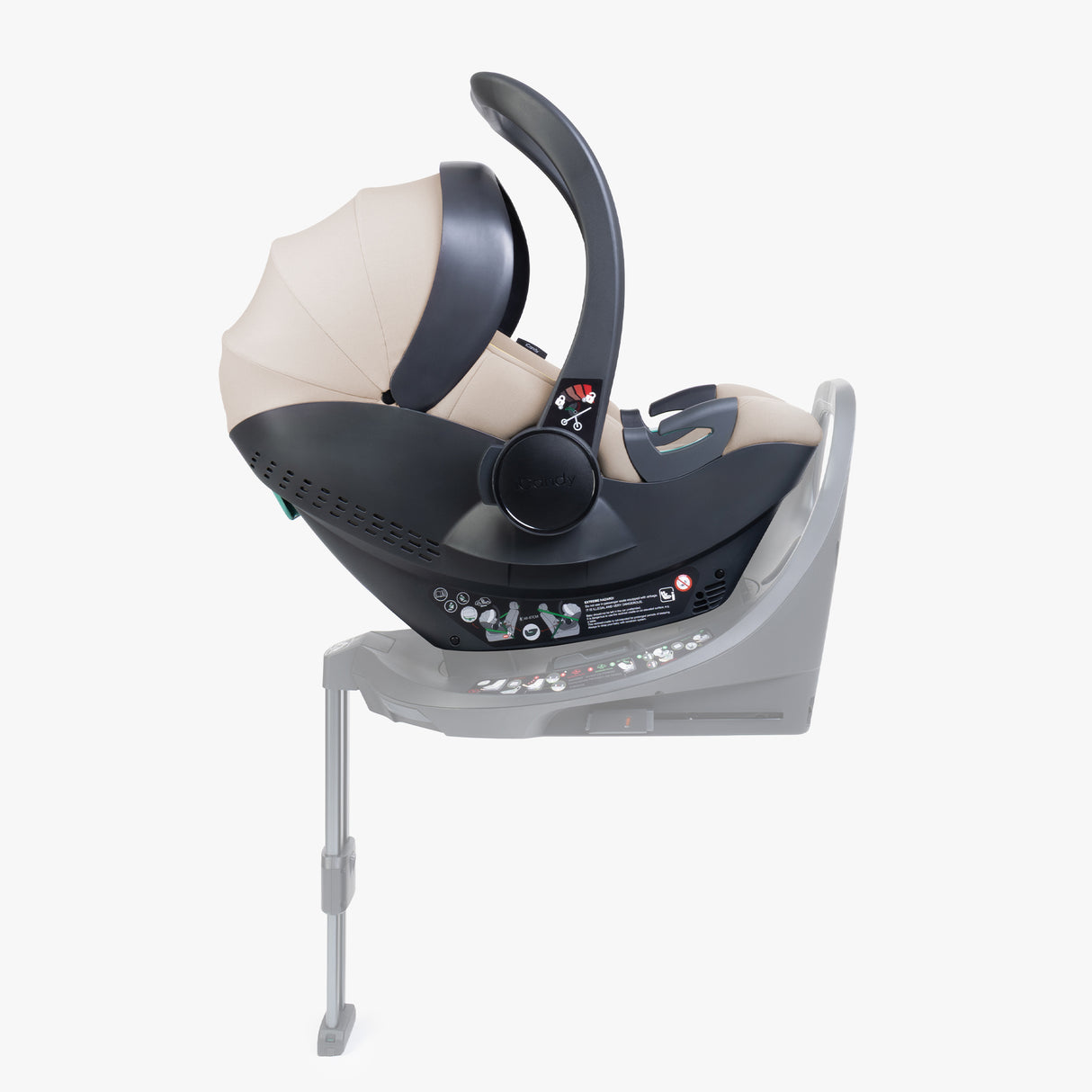 iCandy Cocoon 360 Car Seat & ISOFIX Base - Sandstone