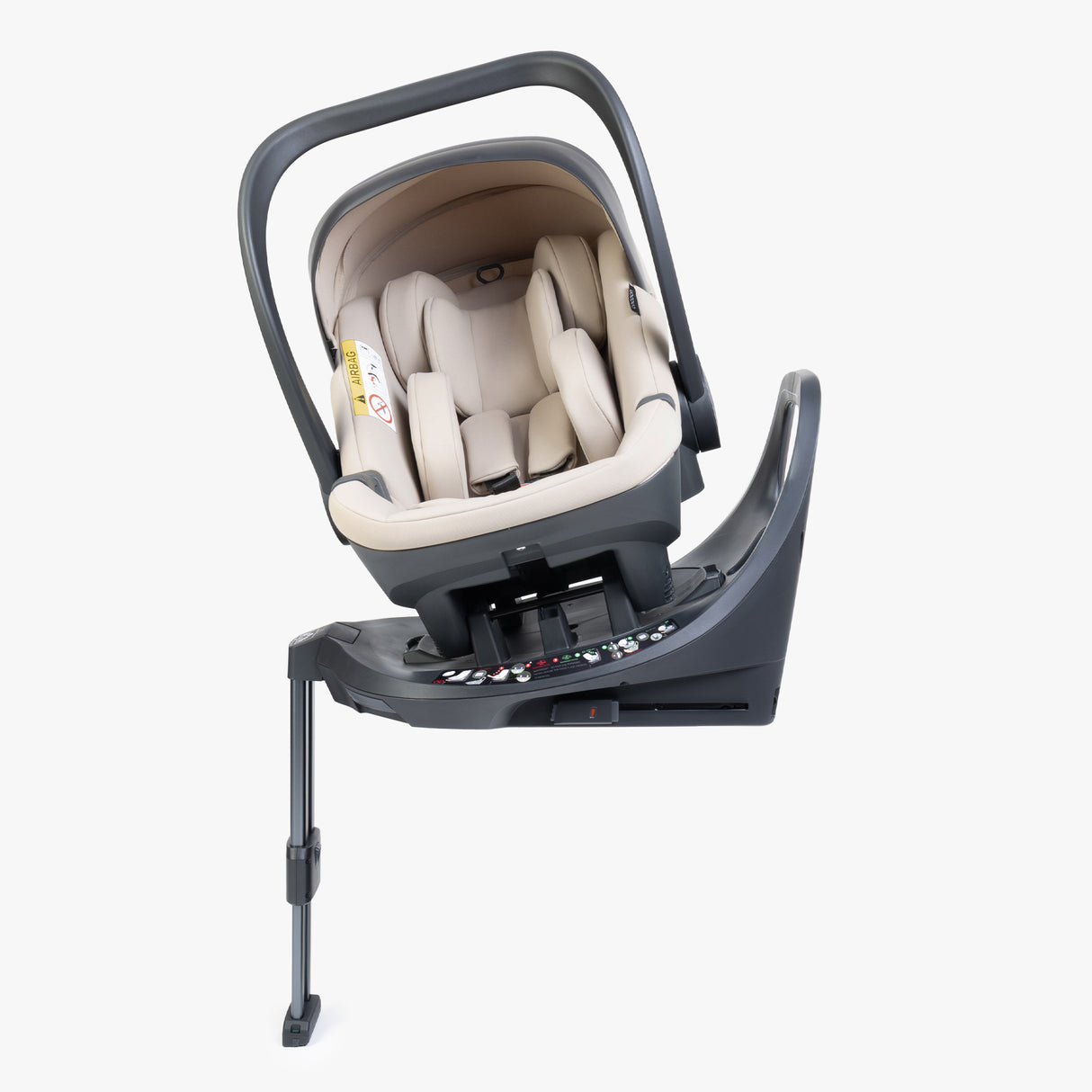 iCandy Core 2 Travel System with Cocoon 360 Car Seat and ISOFIX Base - Sandstone
