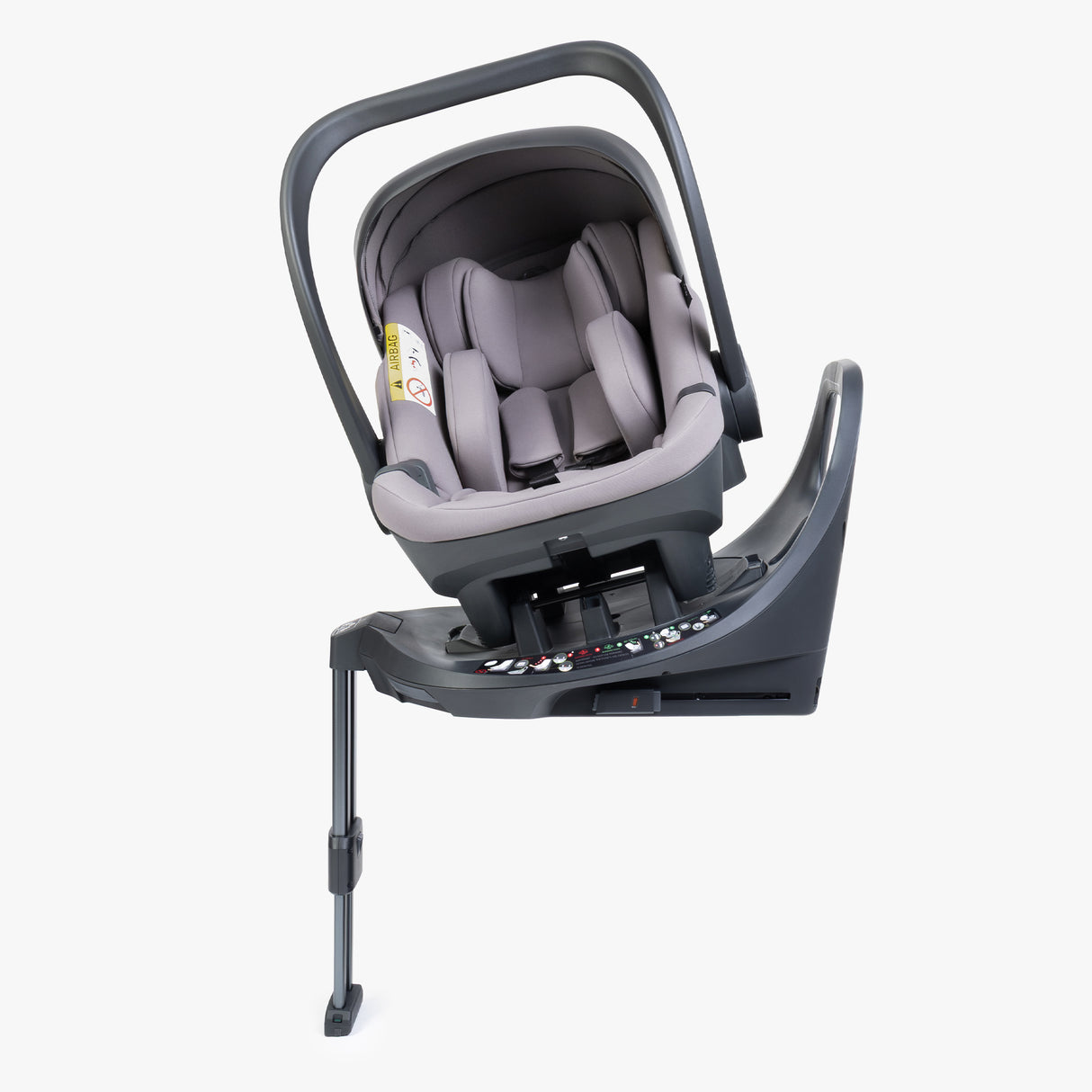 iCandy Peach 8 Complete Bundle with Cocoon 360 and ISOFIX Base - Grey