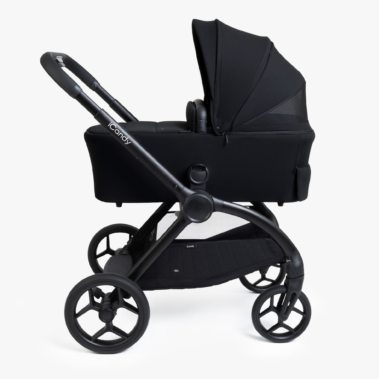 iCandy Core 2 Travel System with Cocoon 360 Car Seat and ISOFIX Base - Black