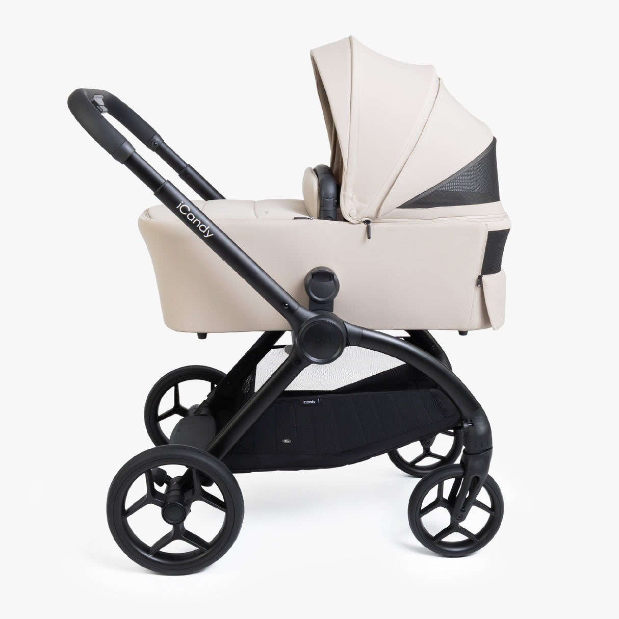 iCandy Core 2 Travel System with Cocoon 360 Car Seat and ISOFIX Base - Sandstone