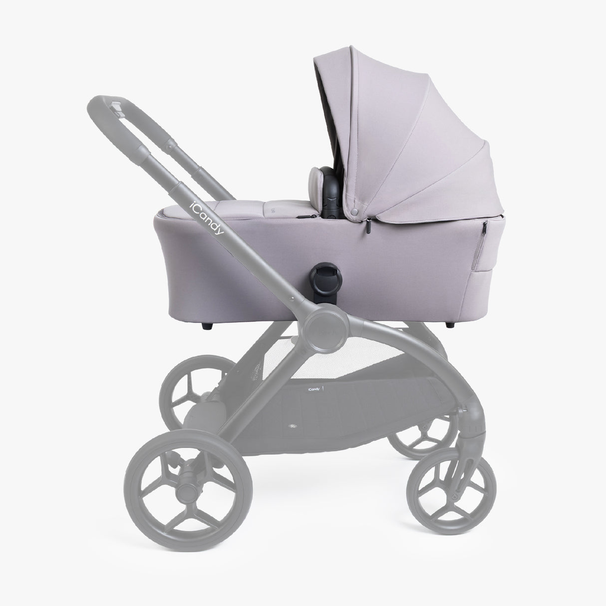 iCandy Core 2 Travel System with Cocoon 360 Car Seat and ISOFIX Base - Storm Grey