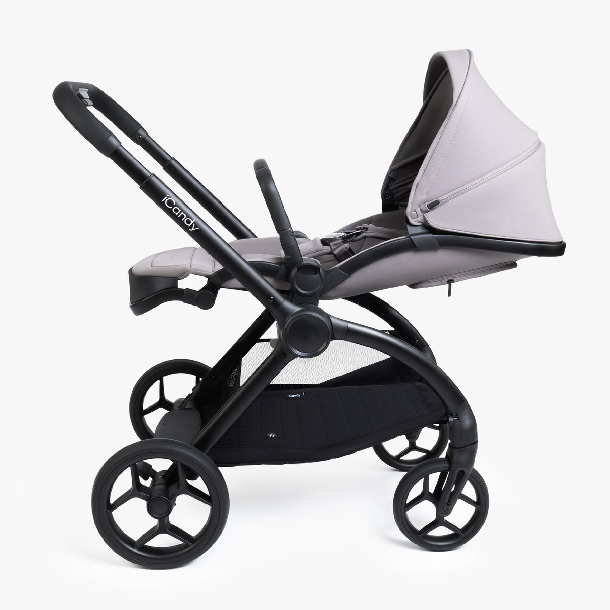 iCandy Core 2 Travel System with Cocoon 360 Car Seat and ISOFIX Base - Storm Grey