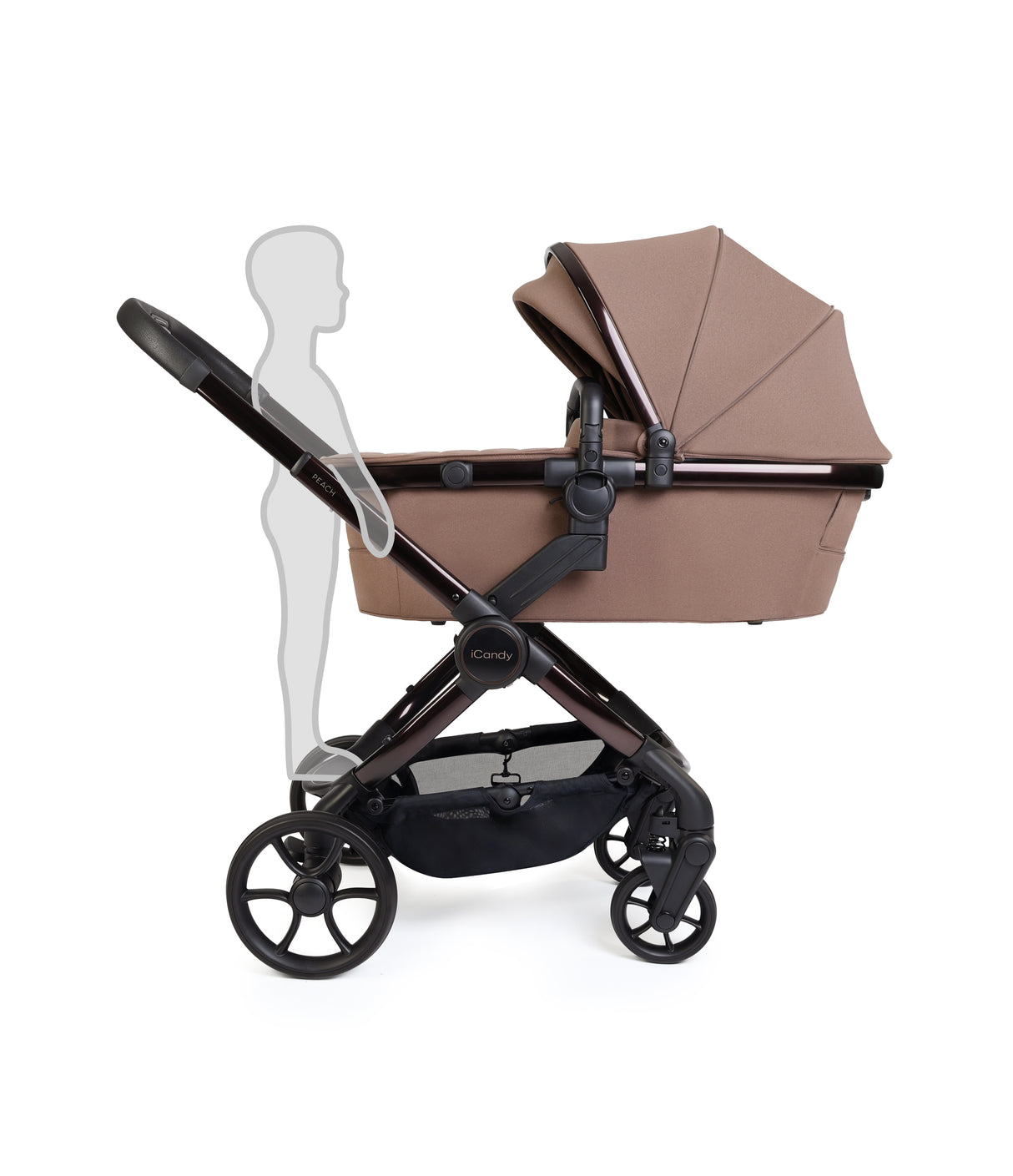 iCandy Peach 8 Editions Complete Bundle with Cocoon 360 and ISOFIX Base - Coco/Black
