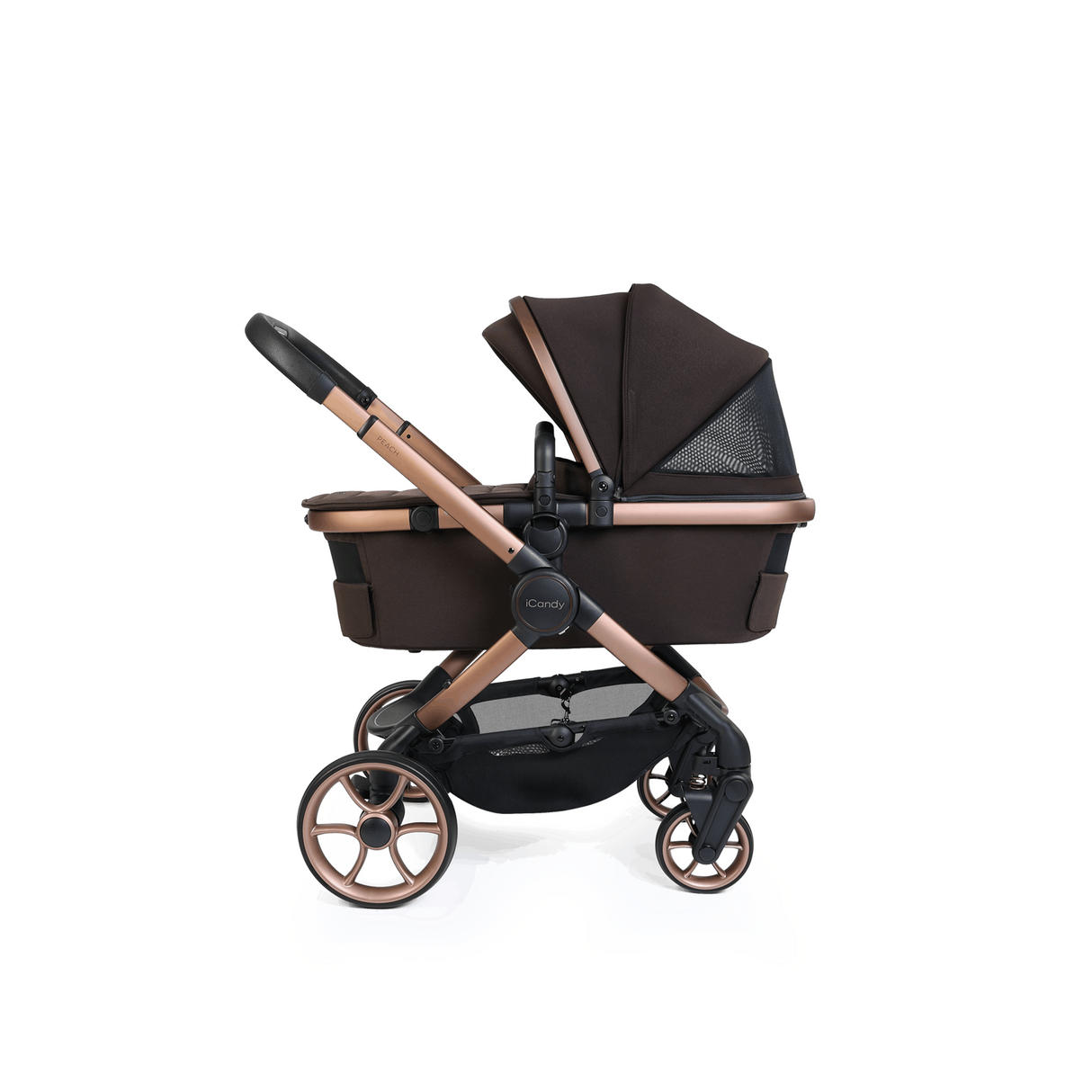 iCandy Peach 8 Editions Complete Double Bundle with Cocoon 360 and ISOFIX Base - Pecan