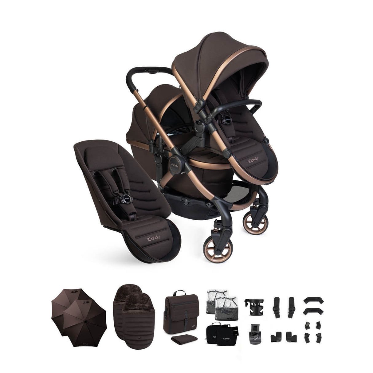 iCandy Peach 8 Editions Complete Double Bundle - Pecan