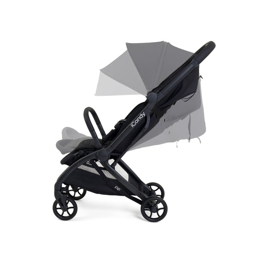iCandy Pip Stroller & Footmuff - Black 7