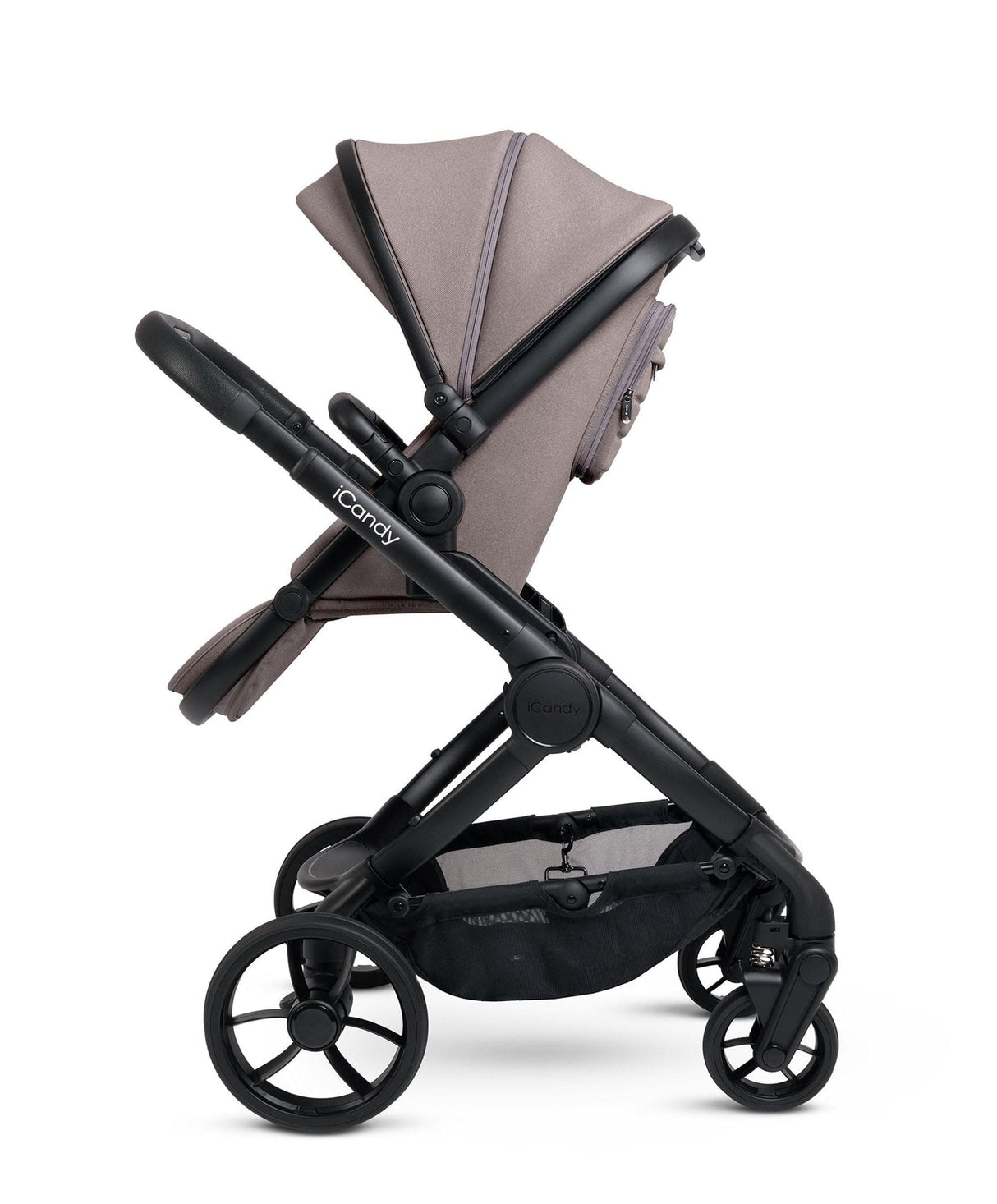 iCandy Peach 7 Complete Travel System with Cybex Cloud T and ISOFIX Base - Porcini