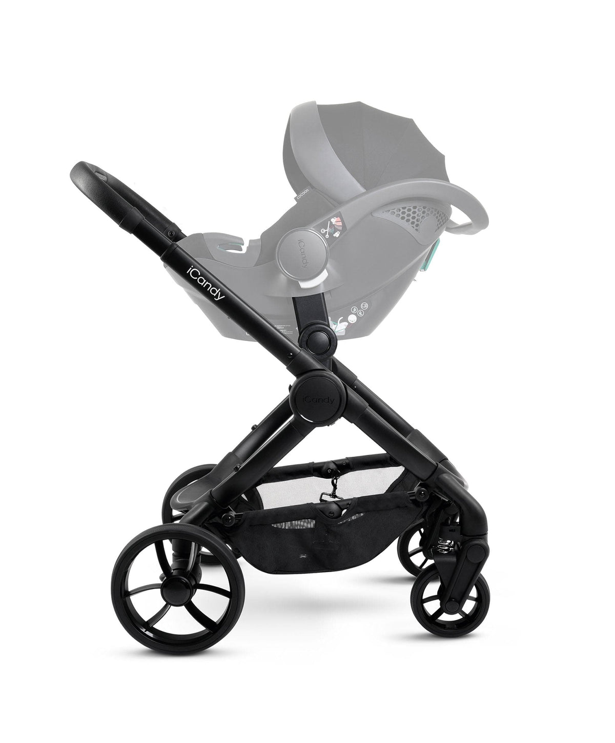 iCandy Peach 7 Complete Travel System with Cybex Cloud T and ISOFIX Base - Porcini