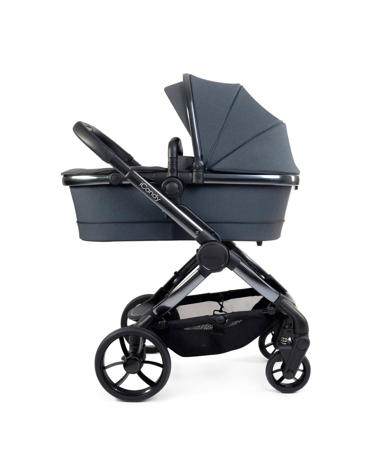 iCandy Peach 7 Complete Travel System with Cybex Cloud T and ISOFIX Base - Dark Grey