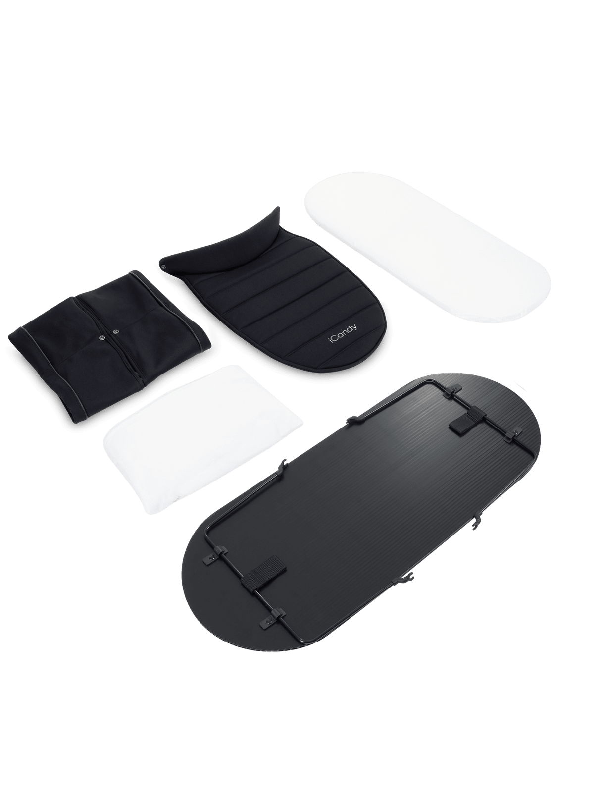 iCandy Peach 7 Second Carrycot Fabric - Black