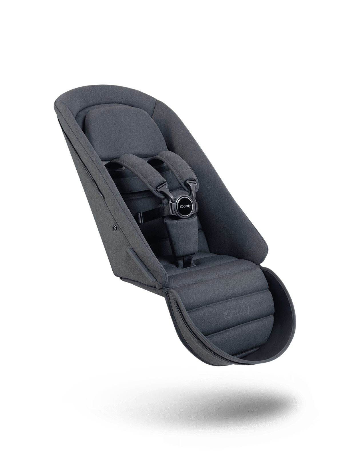 iCandy Peach 7 Second Seat Fabric - Dark Grey