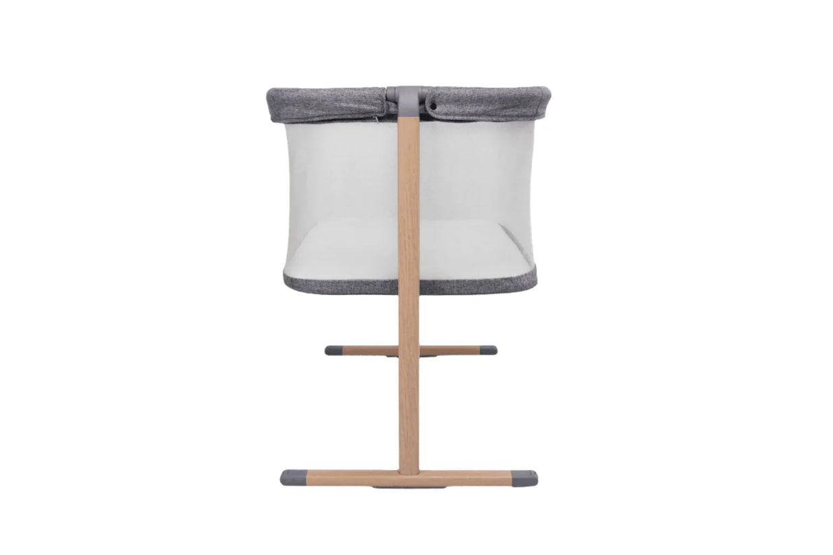 Tutti Bambini ZiZee Rocking Crib - Oak & Charcoal