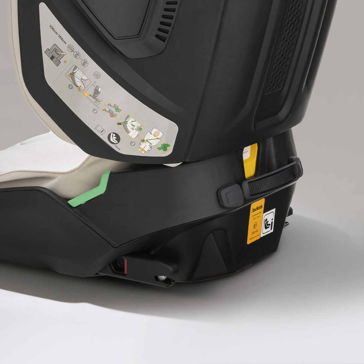 Jovikids Rober+ Folding High Back Booster - Milkstone
